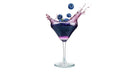 Blueberry Bramble Cocktail with Blueberry Liqueur