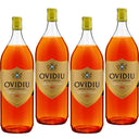 Brandy-Flavoured Spirit Drink OVIDIU, 28%, 2 litres, Case of 4 glass bottles