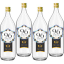 Ethyl Alcohol, 96%, 2 litres, Case of 4 glass bottles