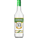 Spirit Drink VORONA 33 Lemon, 33%, 500 ml, Glass bottle