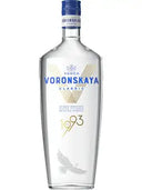 Vodka Voronskaya Classic - Menu
