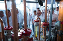 Voronskaya Vodka Factory - Laboratory setting with equipment and people in the background